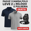 Pague 1 Leve 2 Camisa Polo + Brinde- Relógio e Pulseira (Brinde para os 10 primeiros clientes)